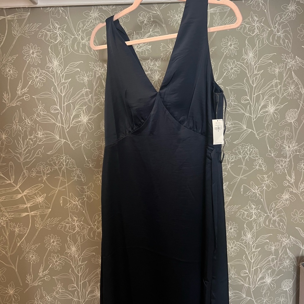 Old Navy Navy Blue Midi Dress